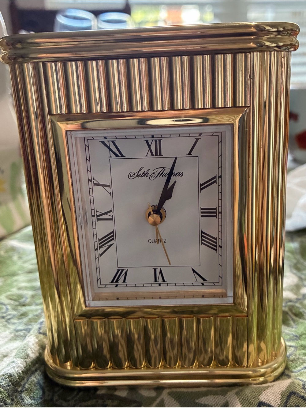 Vintage 1980s Seth Thomas Desk/Alarm Clock. EUC. Style #316 Tuscany. 2nd Hand